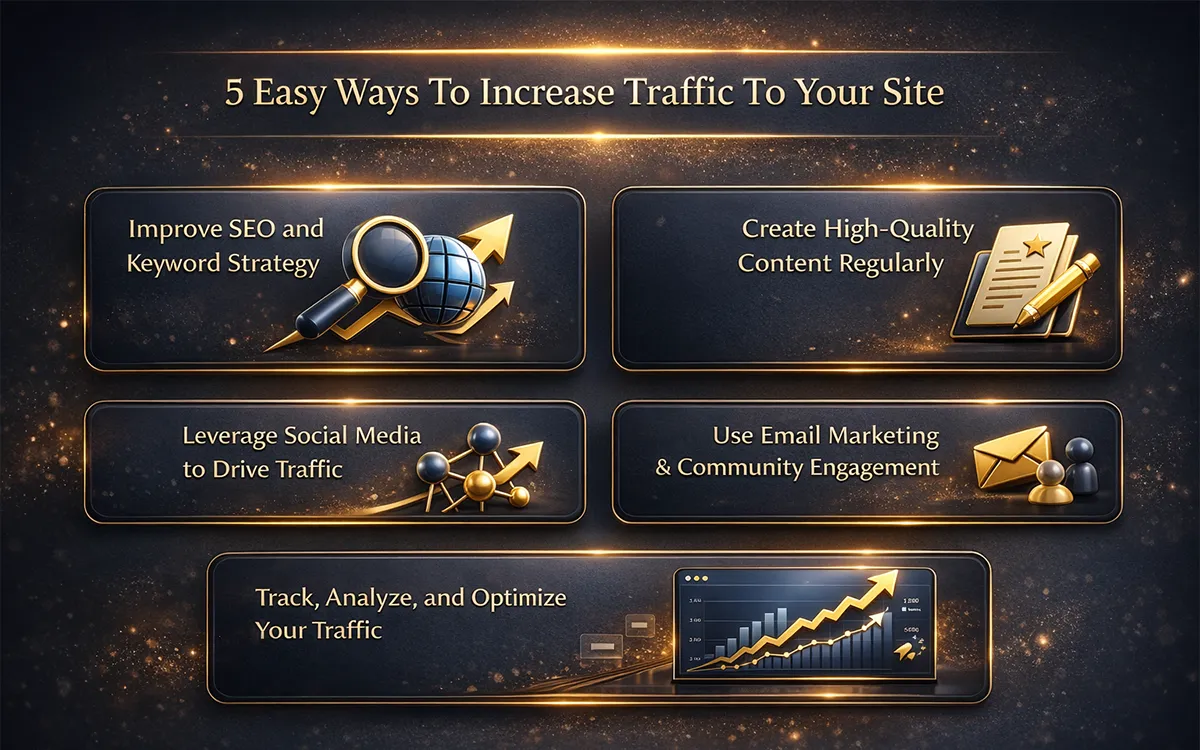 5 Easy Ways To Increase Traffic To Your Site