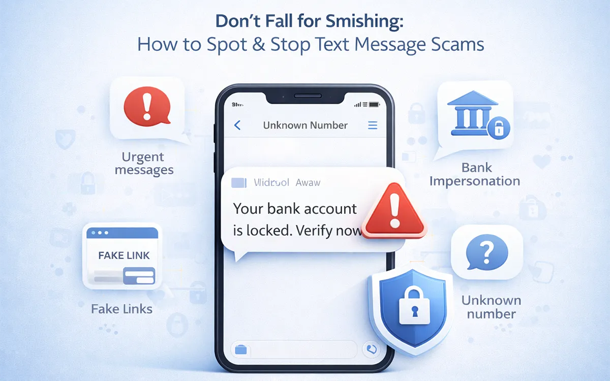 Don’t Fall for Smishing: How to Spot & Stop Text Message Scams