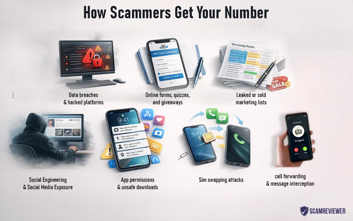 How Scammers Get Your Number