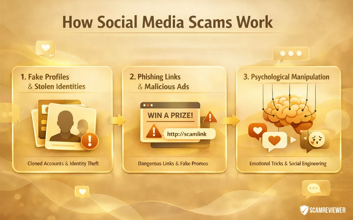 How Social Media Scams Work
