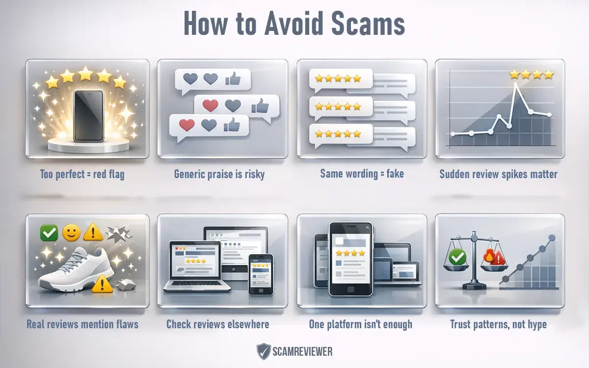 Using Reviews to Avoid Scams