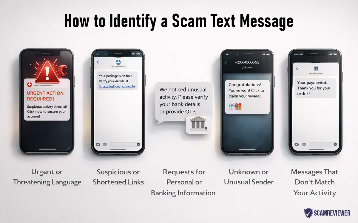 How to Identify a Scam Text Message