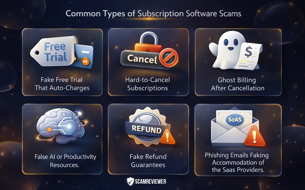 Common Types of Subscription Software Scams