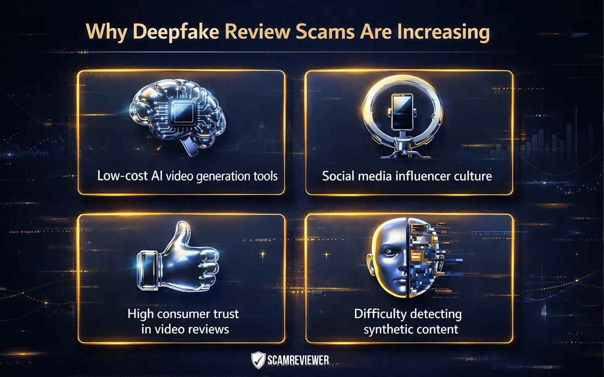 Why Deepfake Review Scams Are Increasing
